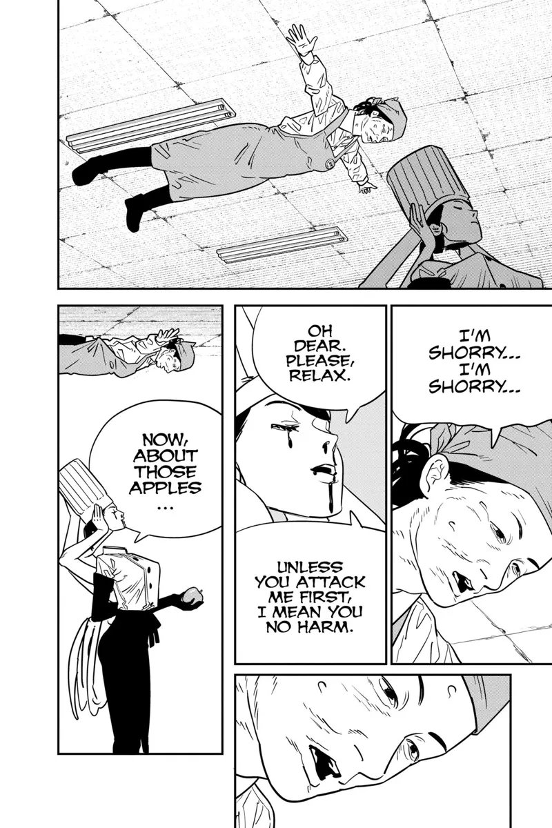 Chainsaw Man Manga Chapter 125 page 3 - Apple Thief scene