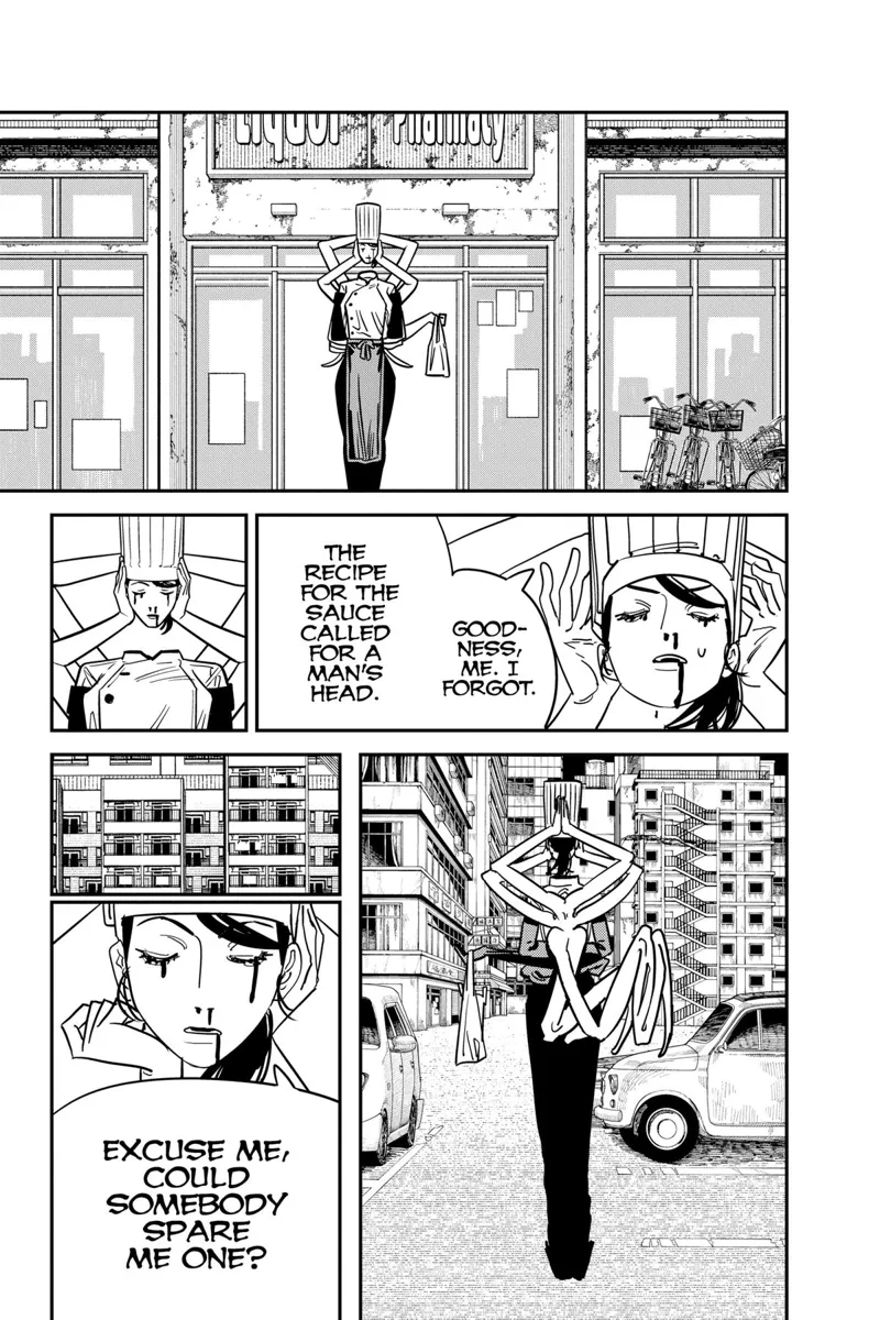 Chainsaw Man Manga Chapter 125 page 4 - Apple Thief scene