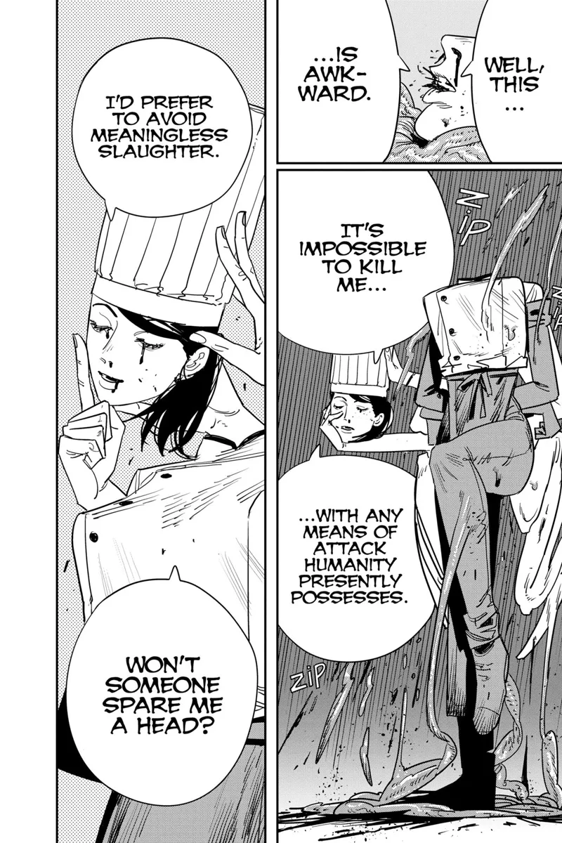 Chainsaw Man Manga Chapter 125 page 7 - Apple Thief scene