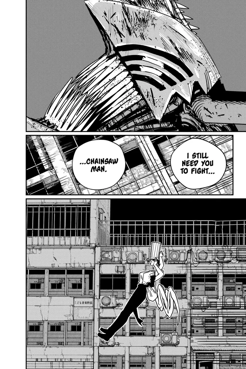 Chainsaw Man Manga Chapter 126 page 14 - Food Fight scene