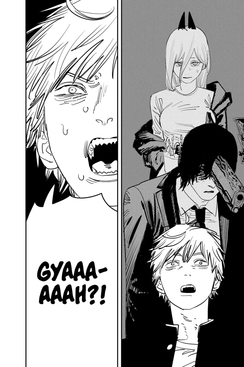 Chainsaw Man Manga Chapter 126 page 5 - Food Fight scene