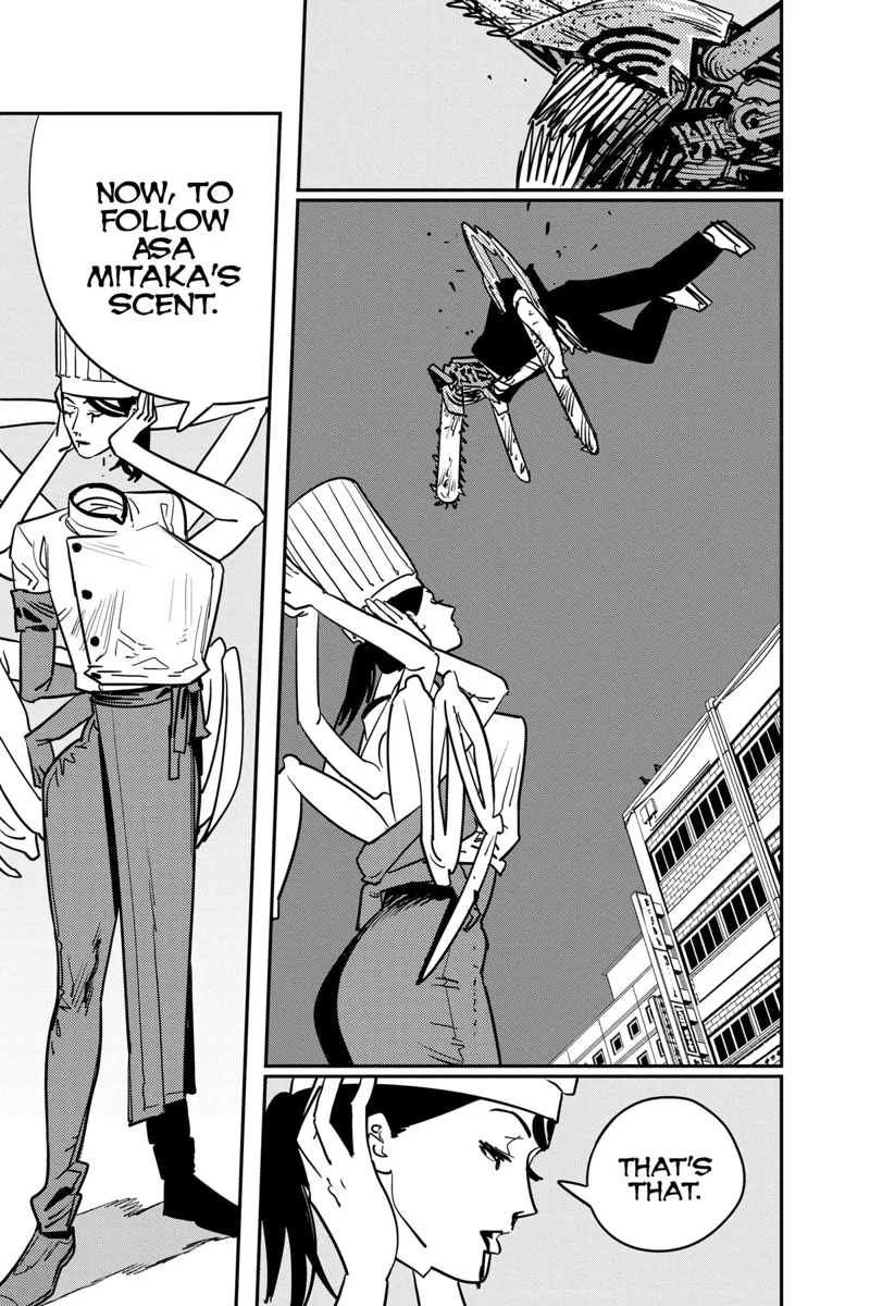 Chainsaw Man Manga Chapter 126 page 6 - Food Fight scene