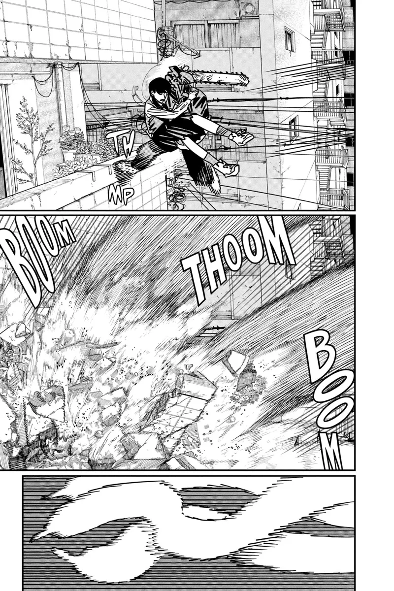 Chainsaw Man Manga Chapter 129 page 10 - Save Me, Chainsaw Man scene