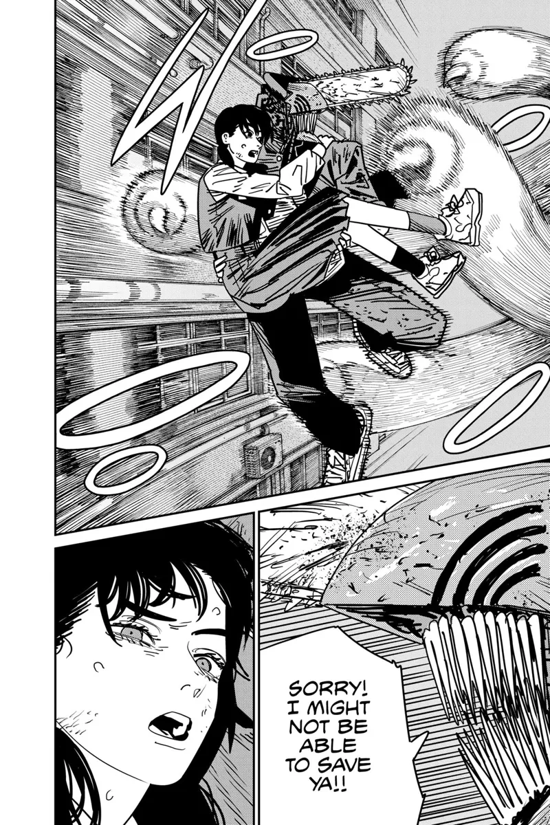 Chainsaw Man Manga Chapter 129 page 11 - Save Me, Chainsaw Man scene