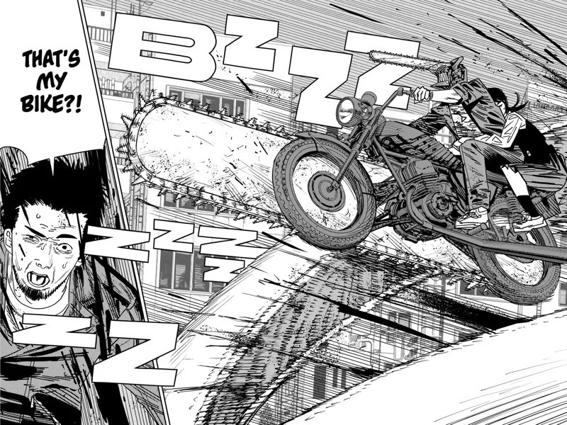 Chainsaw Man Manga Chapter 129 page 17 - Save Me, Chainsaw Man scene