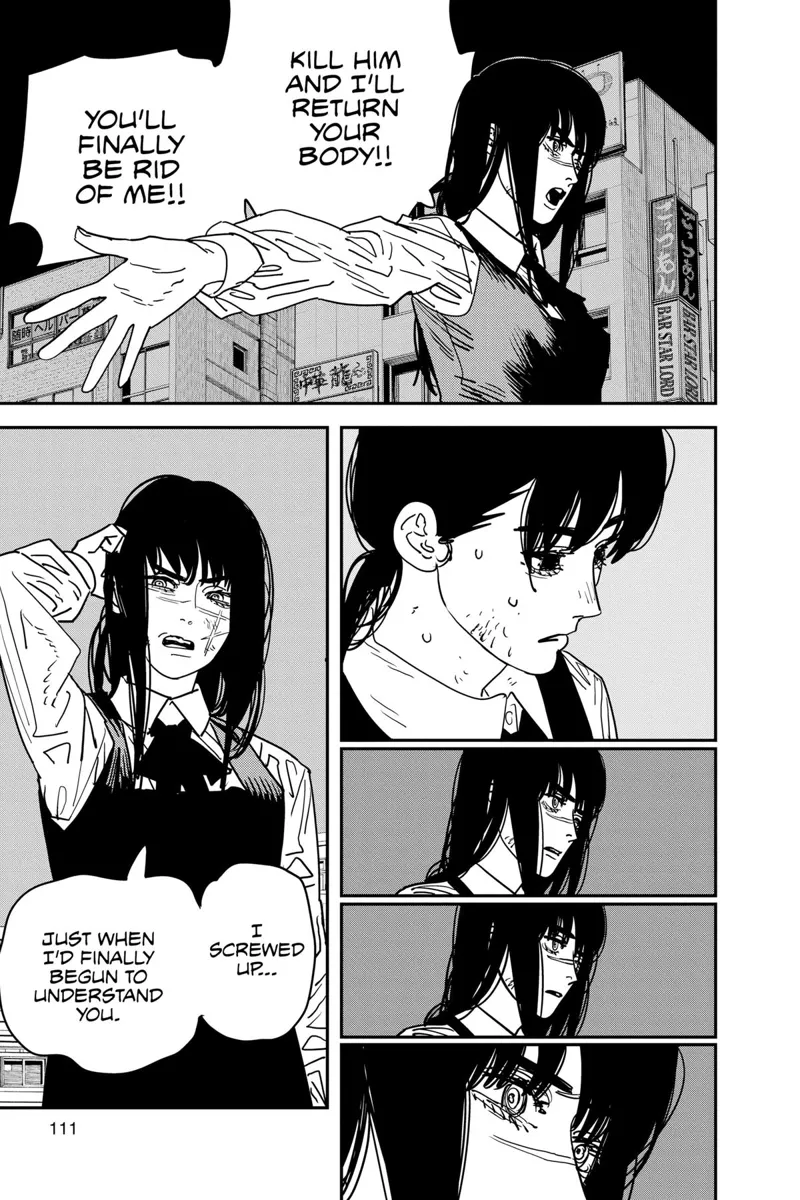 Chainsaw Man Manga Chapter 129 page 4 - Save Me, Chainsaw Man scene