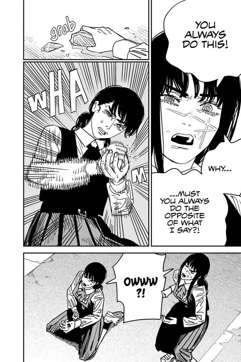 Chainsaw Man Manga Chapter 129 page 5 - Save Me, Chainsaw Man scene