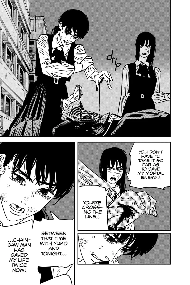 Chainsaw Man Manga Chapter 129 page 6 - Save Me, Chainsaw Man scene