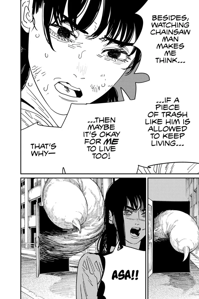 Chainsaw Man Manga Chapter 129 page 7 - Save Me, Chainsaw Man scene