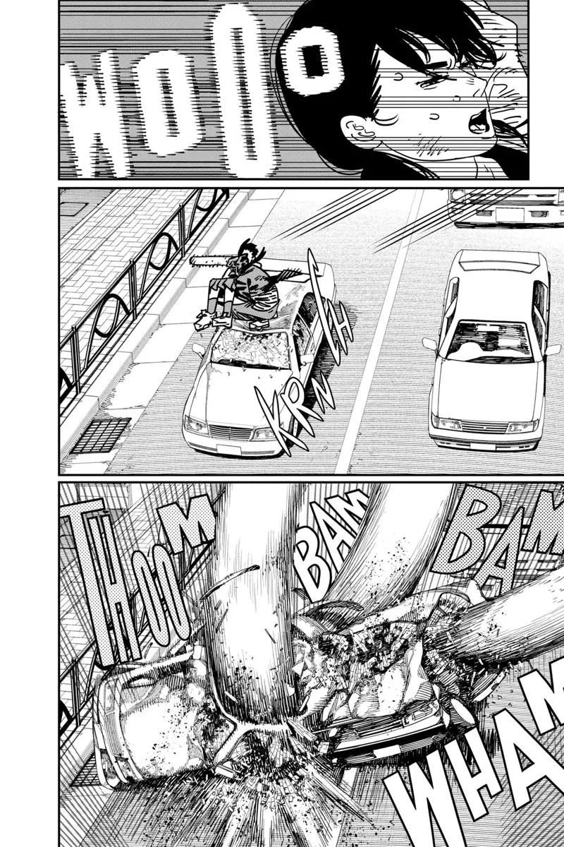 Chainsaw Man Manga Chapter 129 page 9 - Save Me, Chainsaw Man scene