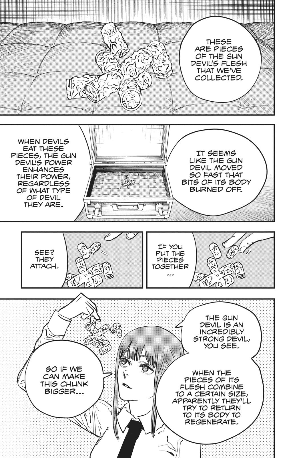 Chainsaw Man Manga Chapter 13 page 14 - Gun Devil scene