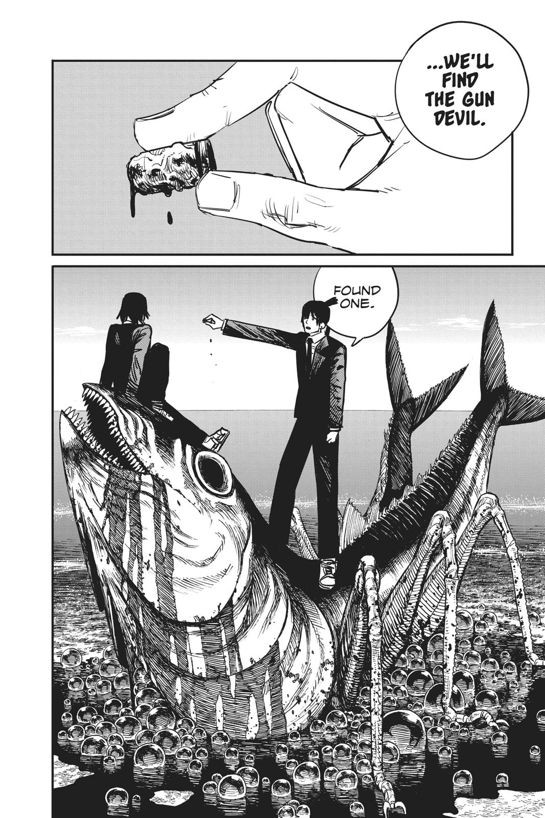 Chainsaw Man Manga Chapter 13 page 15 - Gun Devil scene