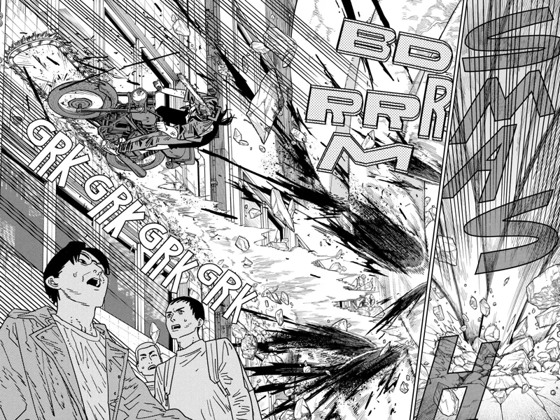 Chainsaw Man Manga Chapter 130 page 4 - Kill Building scene