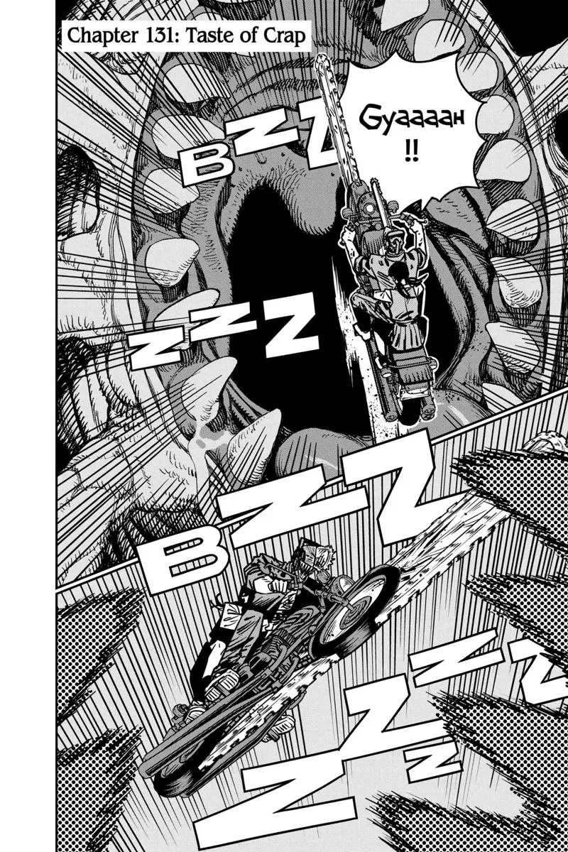 Chainsaw Man Manga Chapter 131 page 1 - Taste of Crap scene