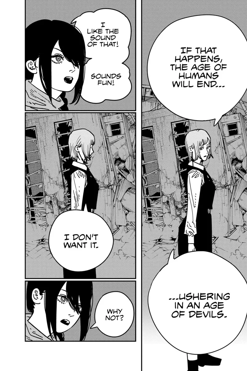 Chainsaw Man Manga Chapter 131 page 14 - Taste of Crap scene