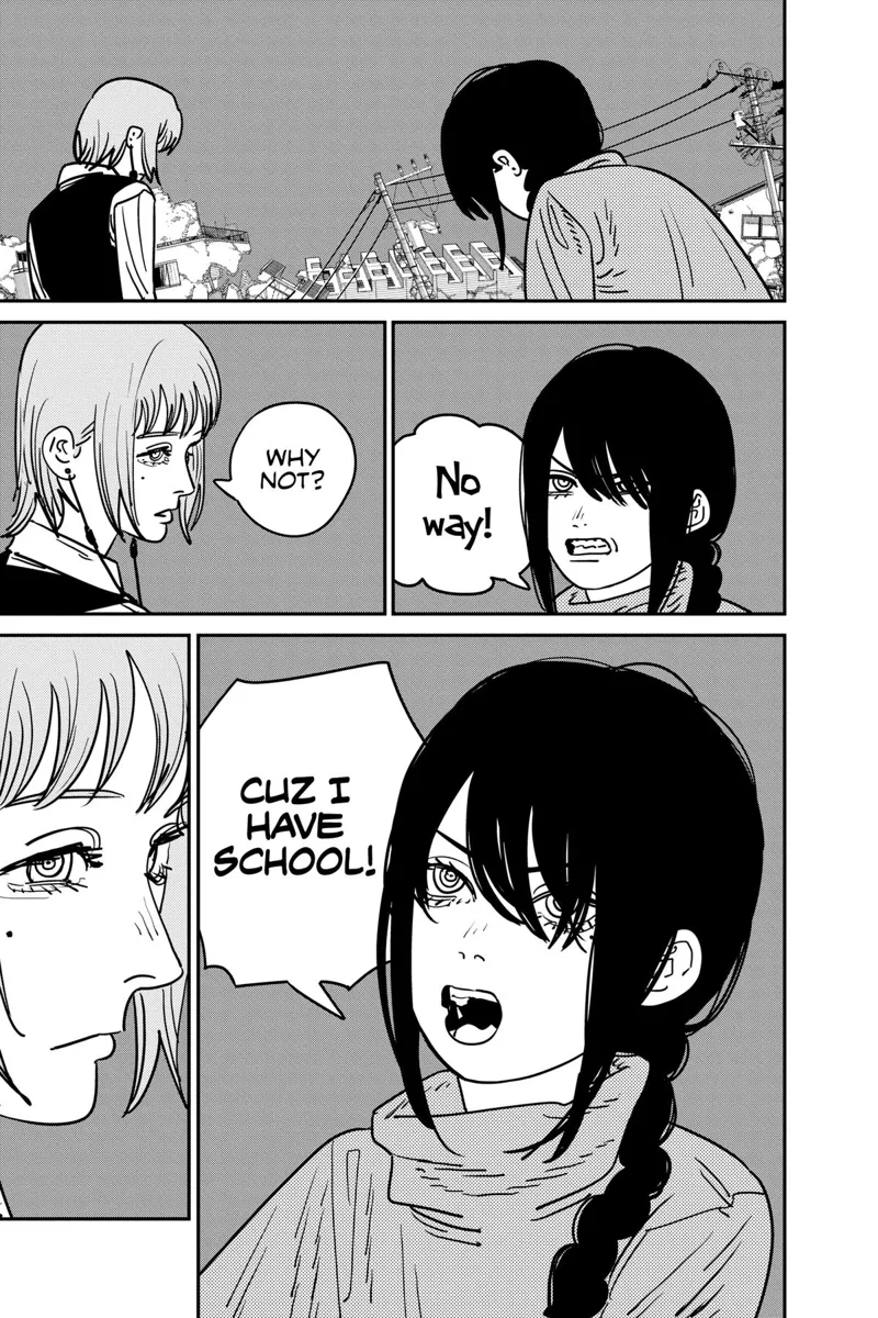 Chainsaw Man Manga Chapter 131 page 17 - Taste of Crap scene