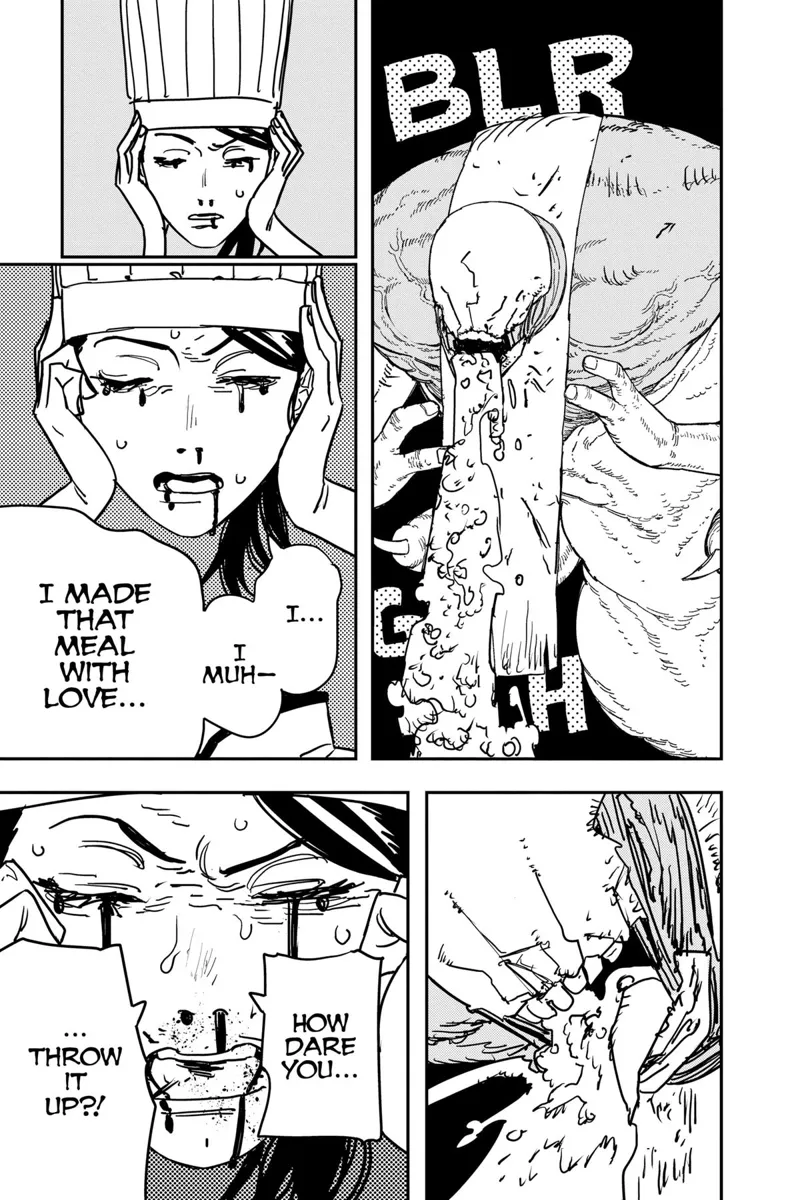 Chainsaw Man Manga Chapter 131 page 6 - Taste of Crap scene