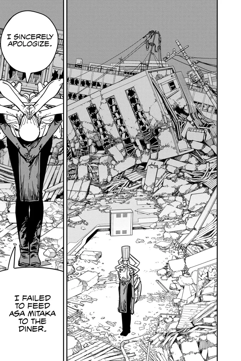 Chainsaw Man Manga Chapter 131 page 9 - Taste of Crap scene
