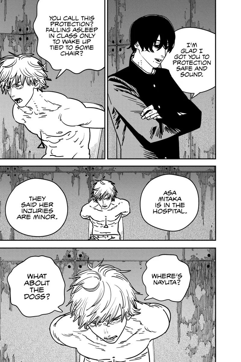 Chainsaw Man Manga Chapter 132 page 12 - Protection scene