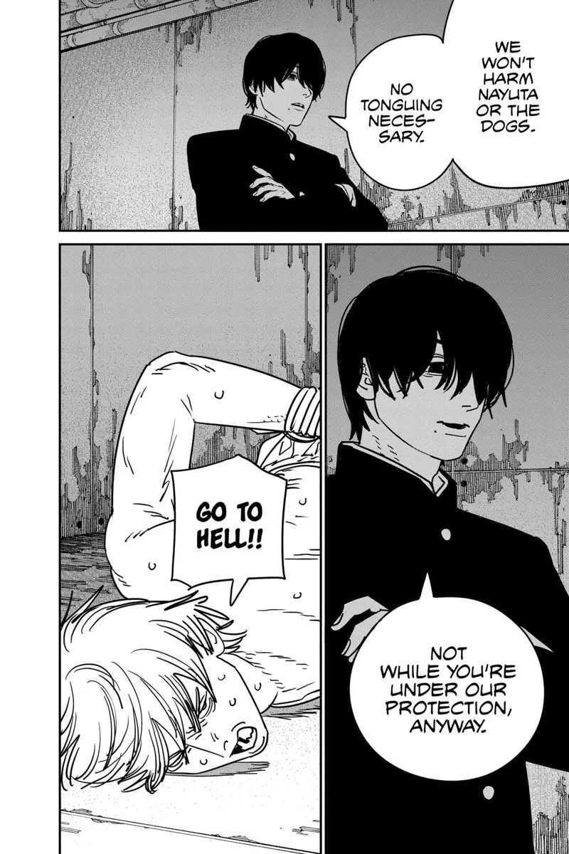 Chainsaw Man Manga Chapter 132 page 15 - Protection scene