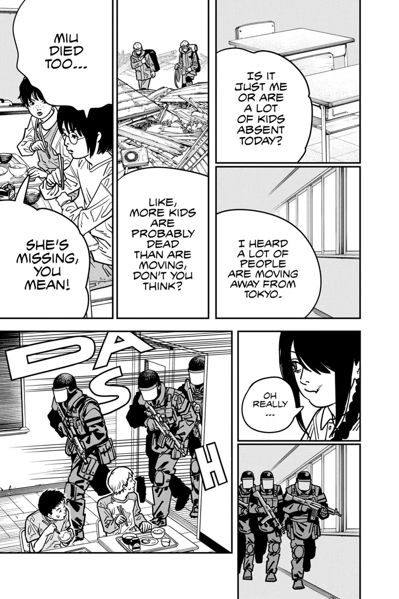 Chainsaw Man Manga Chapter 132 page 2 - Protection scene