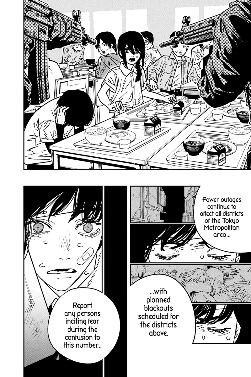 Chainsaw Man Manga Chapter 132 page 3 - Protection scene