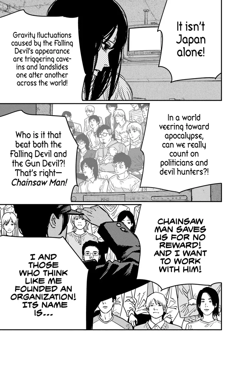 Chainsaw Man Manga Chapter 132 page 6 - Protection scene