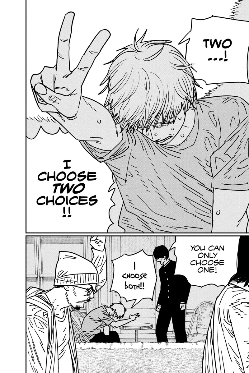 Chainsaw Man Manga Chapter 133 page 11 - Chainsaw Man Protest scene