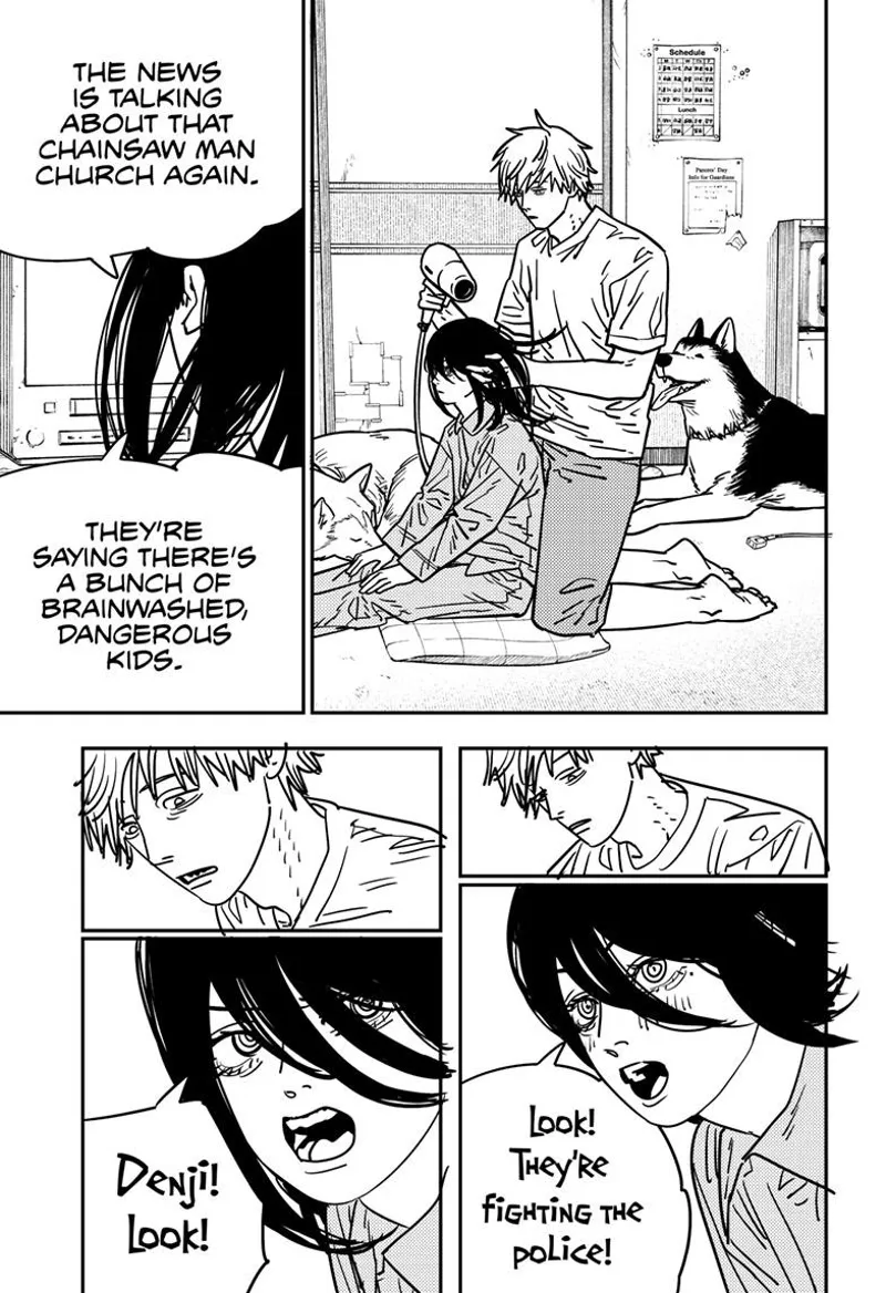 Chainsaw Man Manga Chapter 134 page 3 - Ordinary Happiness scene