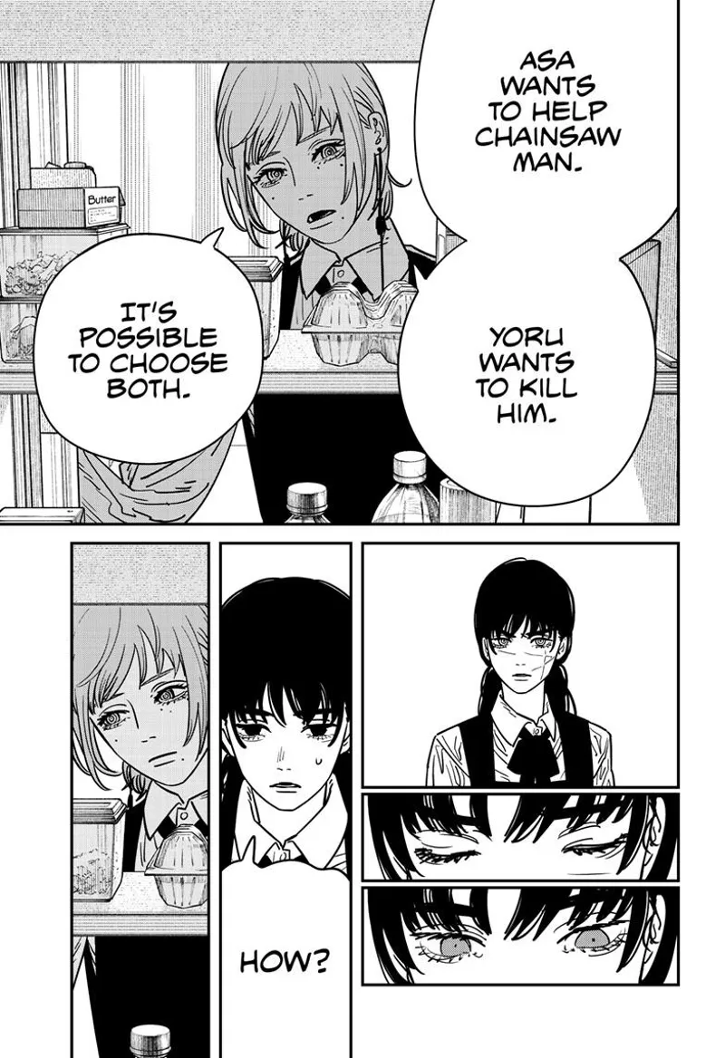 Chainsaw Man Manga Chapter 135 page 12 - Sentimental Drive scene