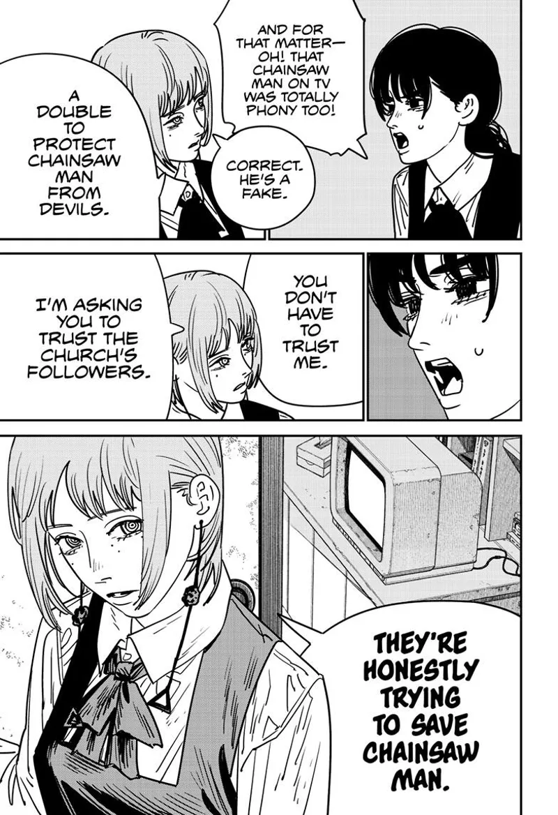 Chainsaw Man Manga Chapter 135 page 18 - Sentimental Drive scene