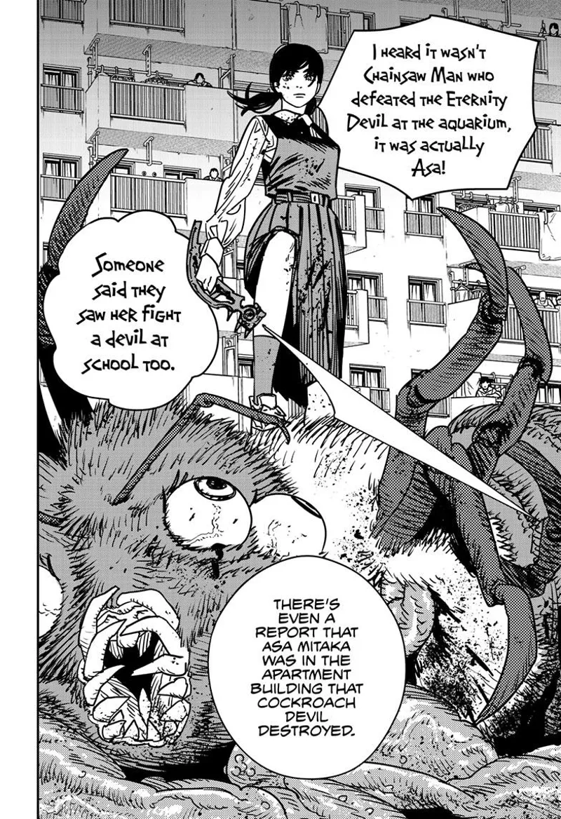 Chainsaw Man Manga Chapter 135 page 21 - Sentimental Drive scene