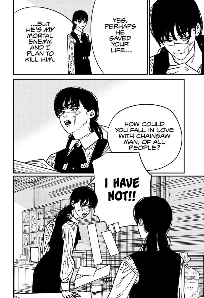 Chainsaw Man Manga Chapter 135 page 3 - Sentimental Drive scene