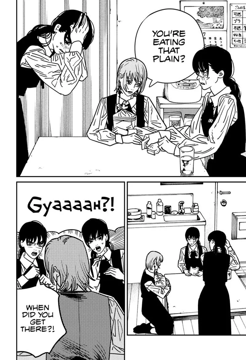 Chainsaw Man Manga Chapter 135 page 9 - Sentimental Drive scene