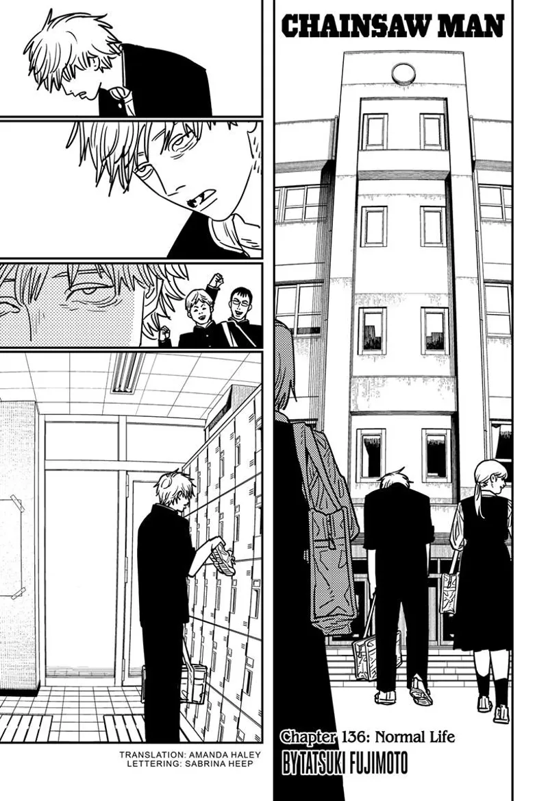 Chainsaw Man Manga Chapter 136 page 1 - Normal Life scene