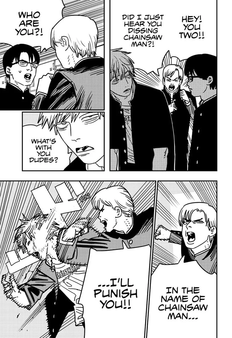 Chainsaw Man Manga Chapter 136 page 3 - Normal Life scene