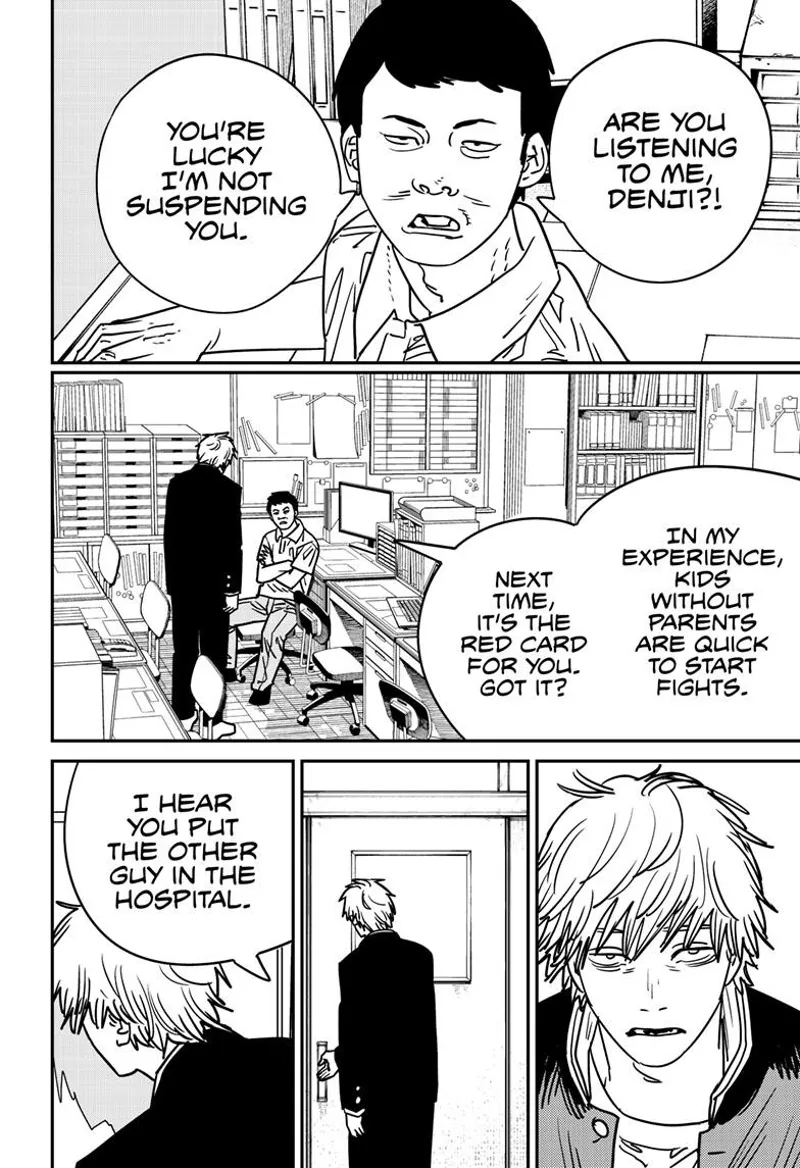 Chainsaw Man Manga Chapter 136 page 4 - Normal Life scene