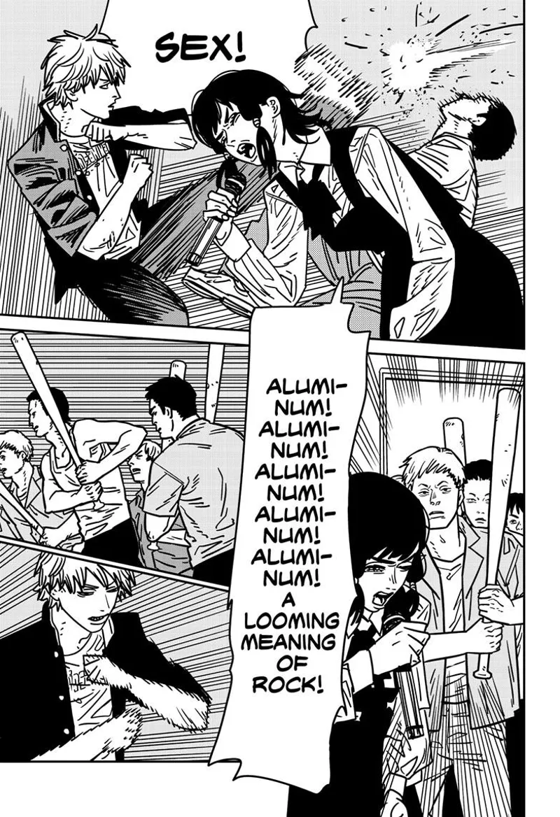 Chainsaw Man Manga Chapter 137 page 11 - Chu Chu Lovely Muni Muni Mura Mura scene