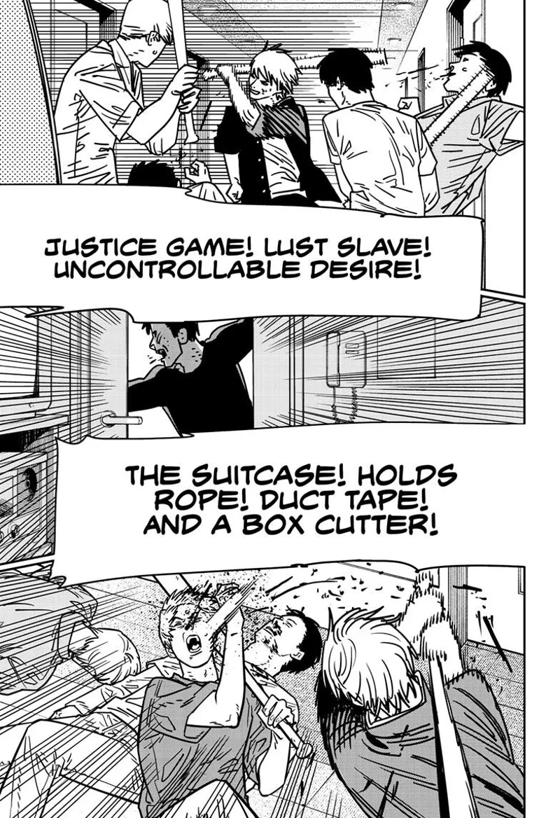 Chainsaw Man Manga Chapter 137 page 15 - Chu Chu Lovely Muni Muni Mura Mura scene