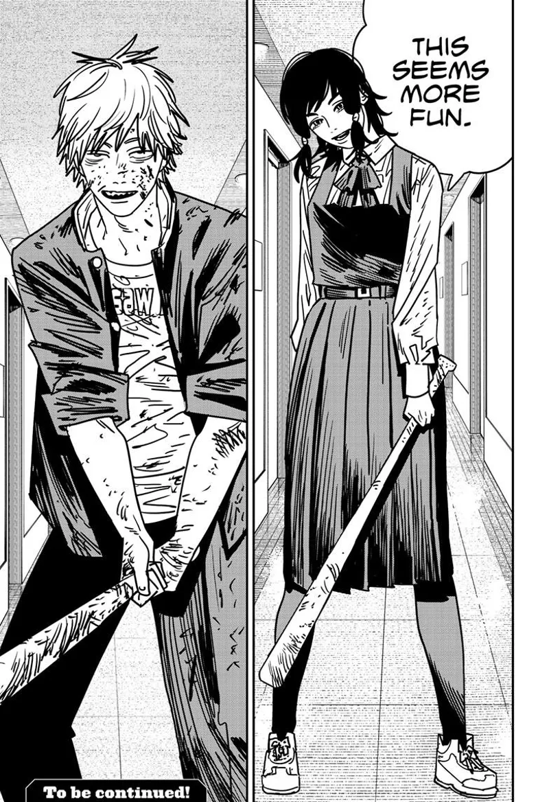 Chainsaw Man Manga Chapter 137 page 17 - Chu Chu Lovely Muni Muni Mura Mura scene