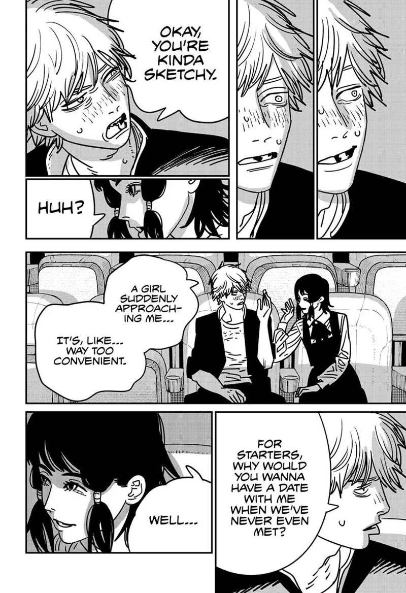 Chainsaw Man Manga Chapter 137 page 2 - Chu Chu Lovely Muni Muni Mura Mura scene