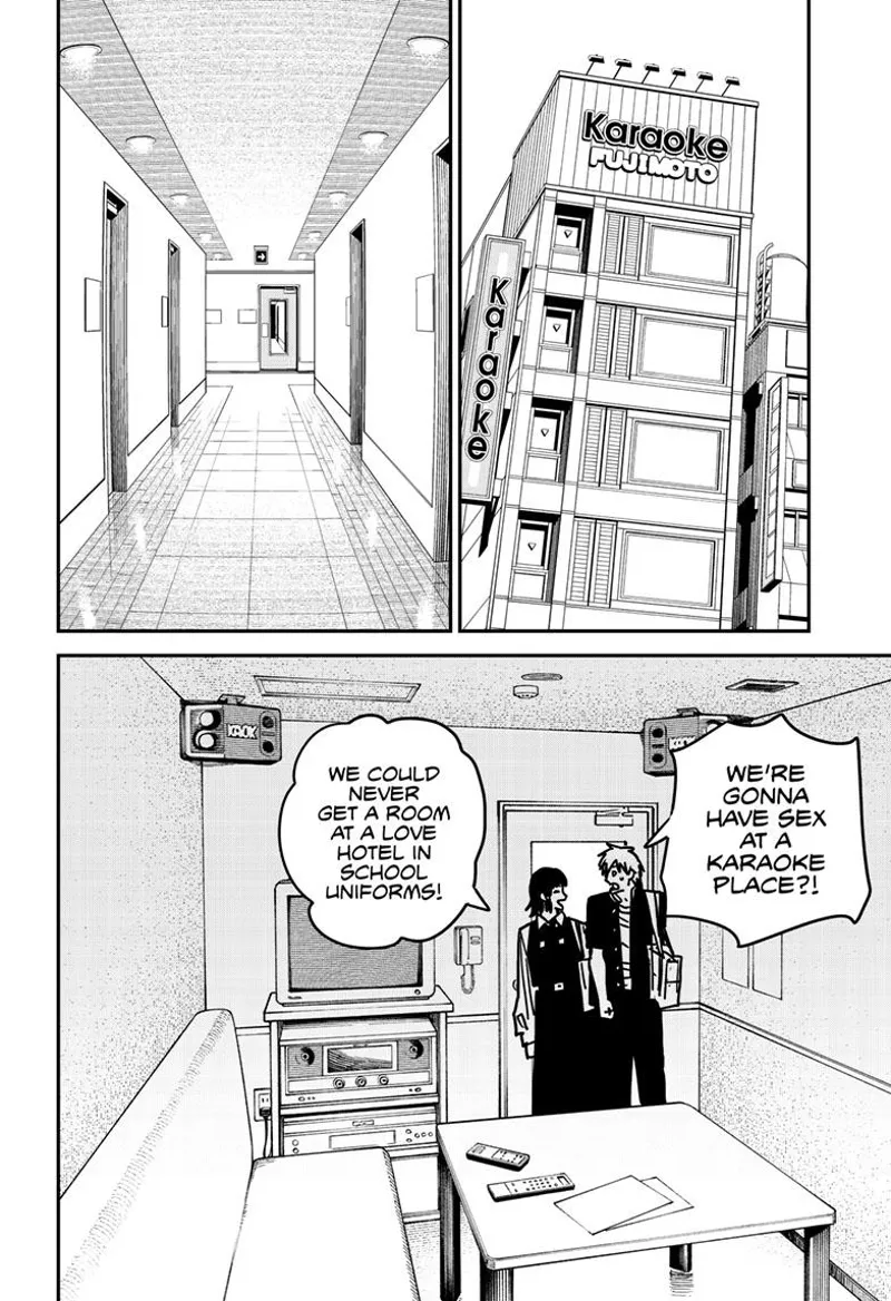 Chainsaw Man Manga Chapter 137 page 6 - Chu Chu Lovely Muni Muni Mura Mura scene