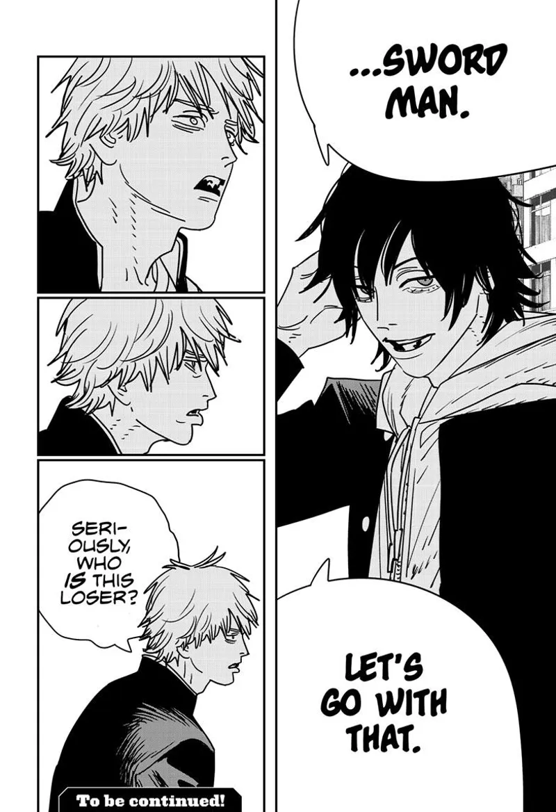 Chainsaw Man Manga Chapter 138 page 19 - Sword Man scene