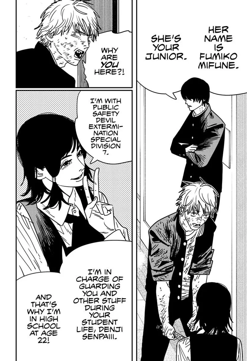 Chainsaw Man Manga Chapter 138 page 5 - Sword Man scene