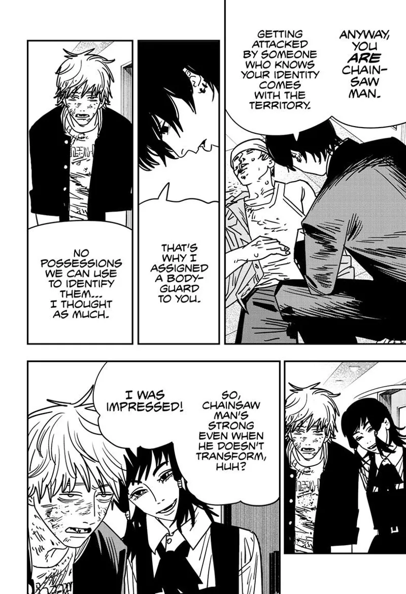 Chainsaw Man Manga Chapter 138 page 7 - Sword Man scene