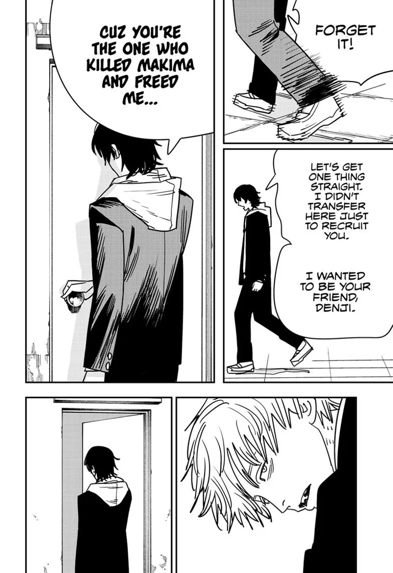 Chainsaw Man Manga Chapter 139 page 13 - A Chair's Feelings scene