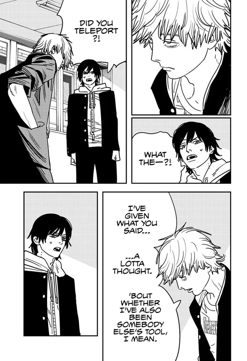 Chainsaw Man Manga Chapter 139 page 16 - A Chair's Feelings scene