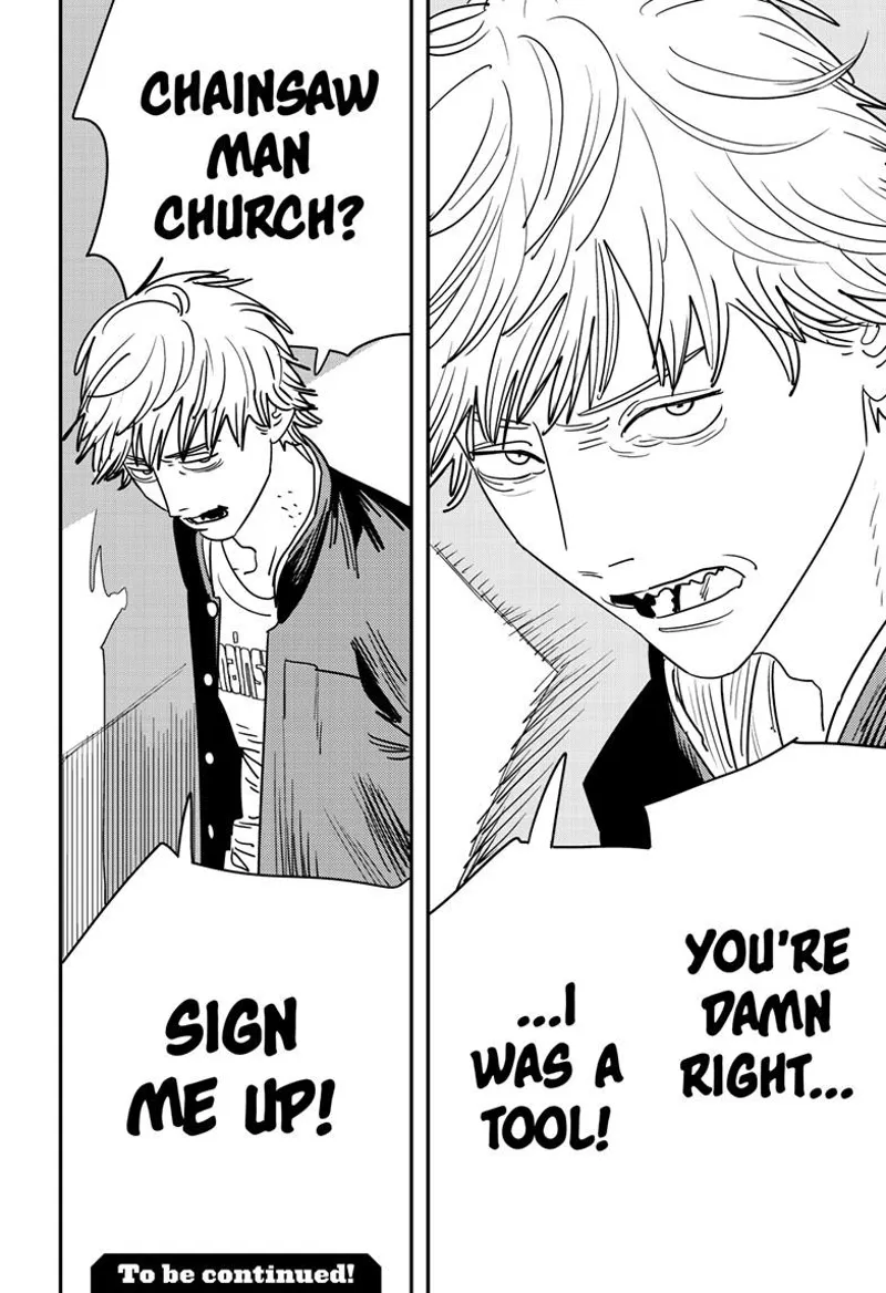 Chainsaw Man Manga Chapter 139 page 17 - A Chair's Feelings scene