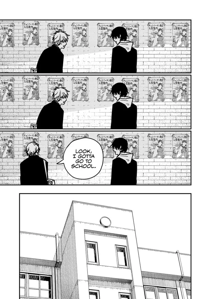 Chainsaw Man Manga Chapter 139 page 2 - A Chair's Feelings scene