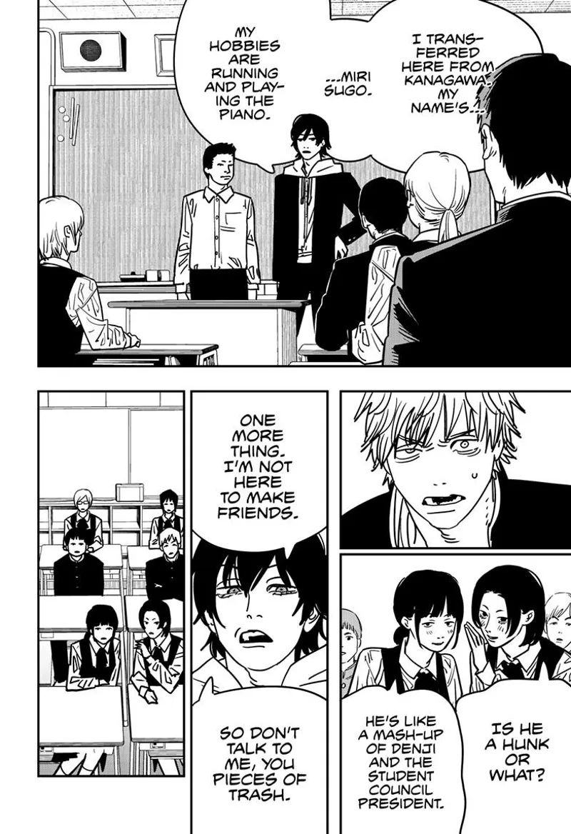 Chainsaw Man Manga Chapter 139 page 3 - A Chair's Feelings scene